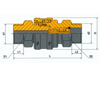 插入式单自封快换接头-XK1141型